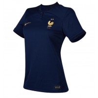 Frankreich Ousmane Dembele #11 Fußballbekleidung Heimtrikot Damen WM 2022 Kurzarm